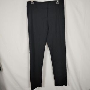 Cache Couture Black Solid Pants Skinny Ankle Zip W